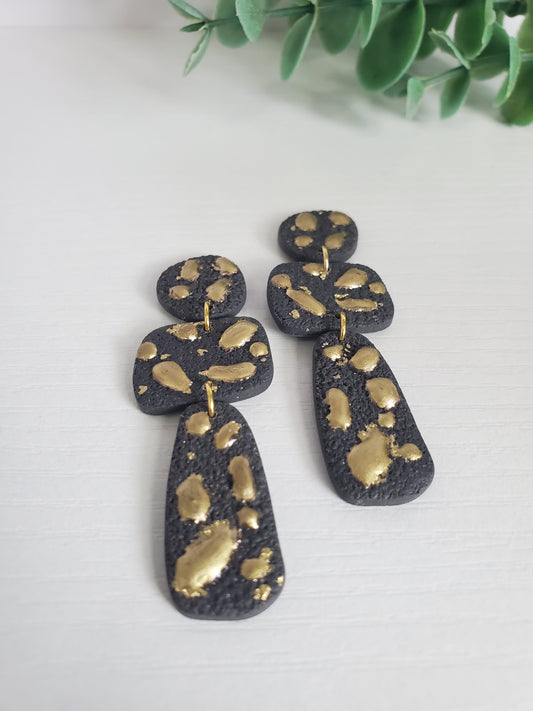 Gilded Lava Rock