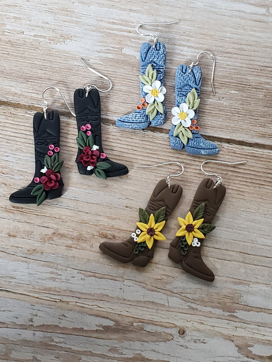 Floral Cowgirl Boots