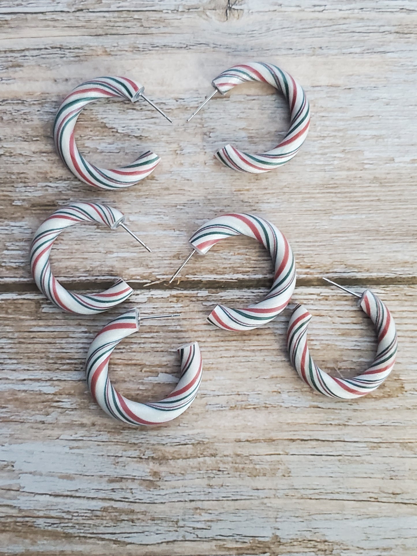 Candy Cane Hoops