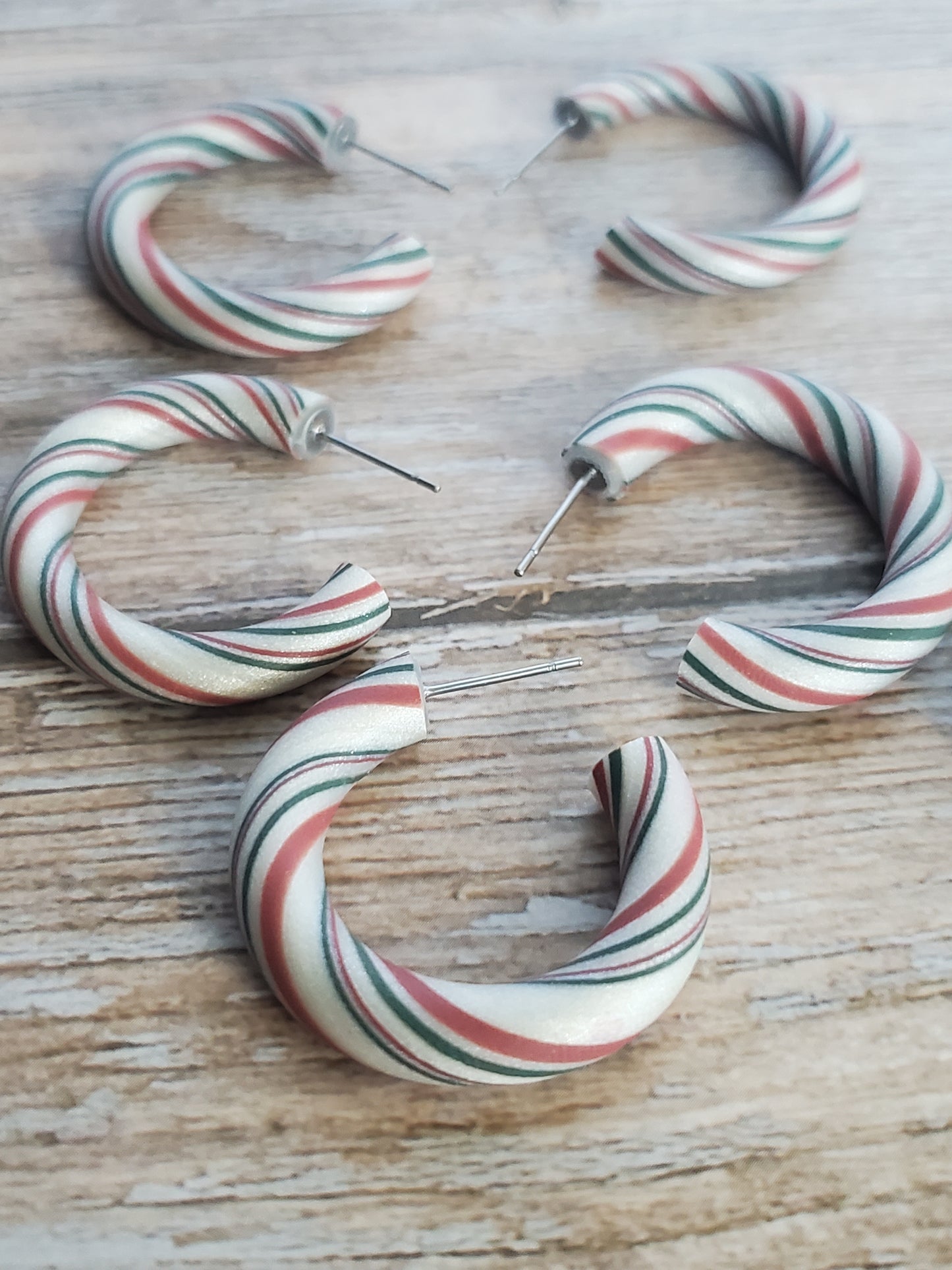 Candy Cane Hoops